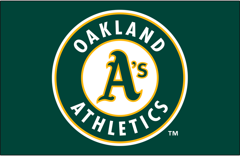 Oakland Athletics 1993-Pres Primary Dark Logo iron on transfers for fabric